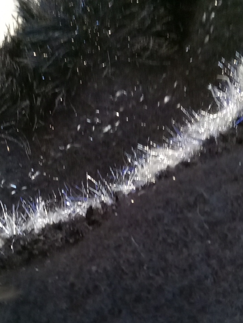 Black Faux-Fur Shoulder Bag with Silver Trim. Fun and Fabulous - Picture 8 of 8